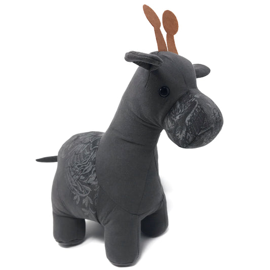 memory giraffe made from t-shirt