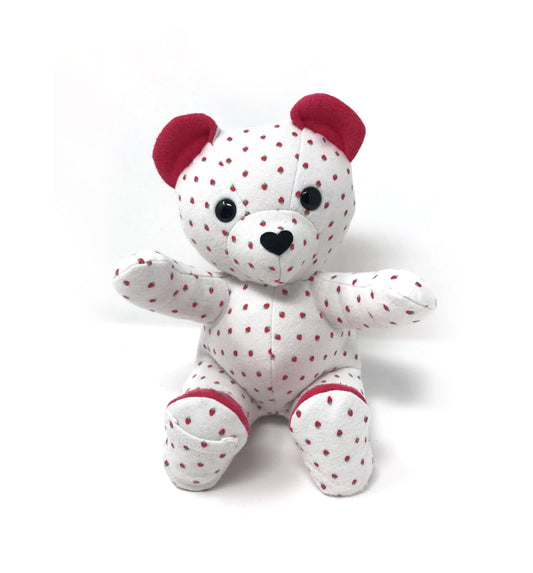 strawberry baby memory bear