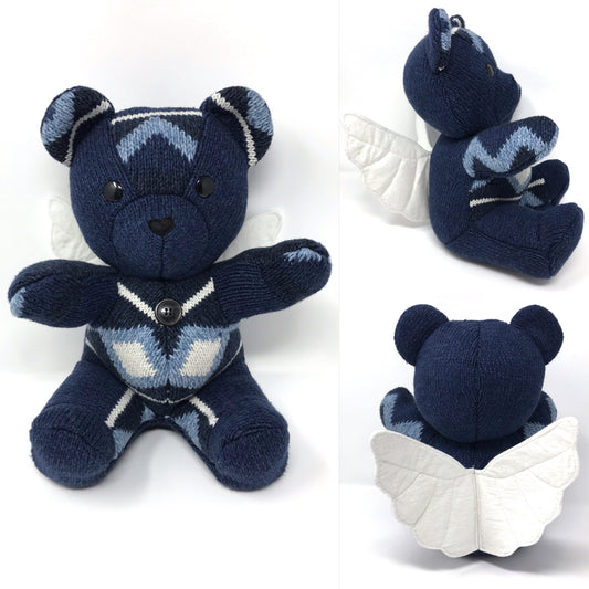 memory bear made from a sweater