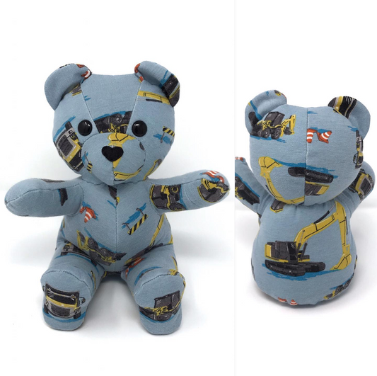 Construction Theme Baby Memory Bear