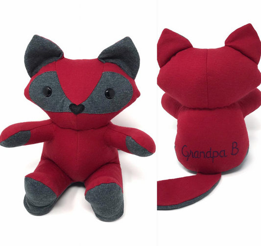 Memory Fox Made From Shirts
