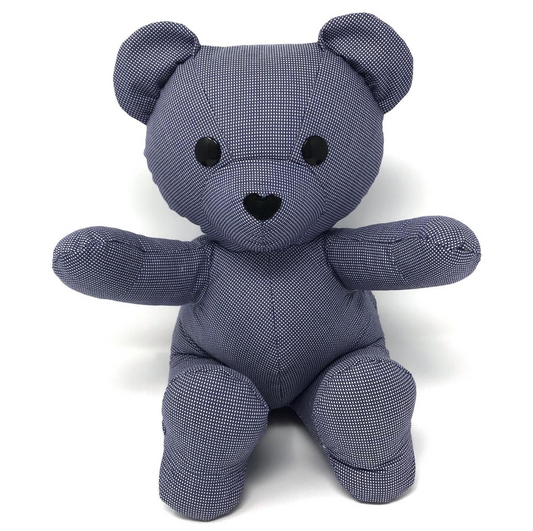 Memory Teddy Bear Made from Grandpa's Shirt