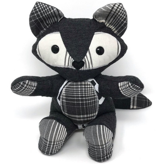 Memorial Fox Made From T-shirt and Pyjamas