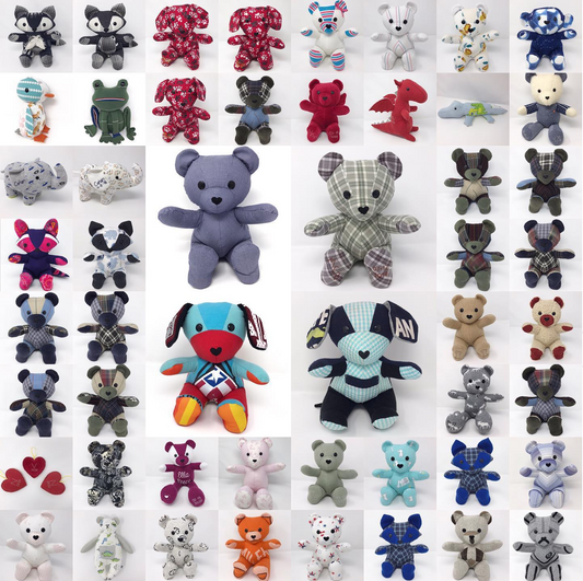 Keepsake Memory Bears we made in March
