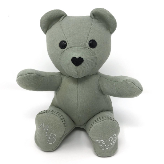 baby clothes keepsake teddy bear