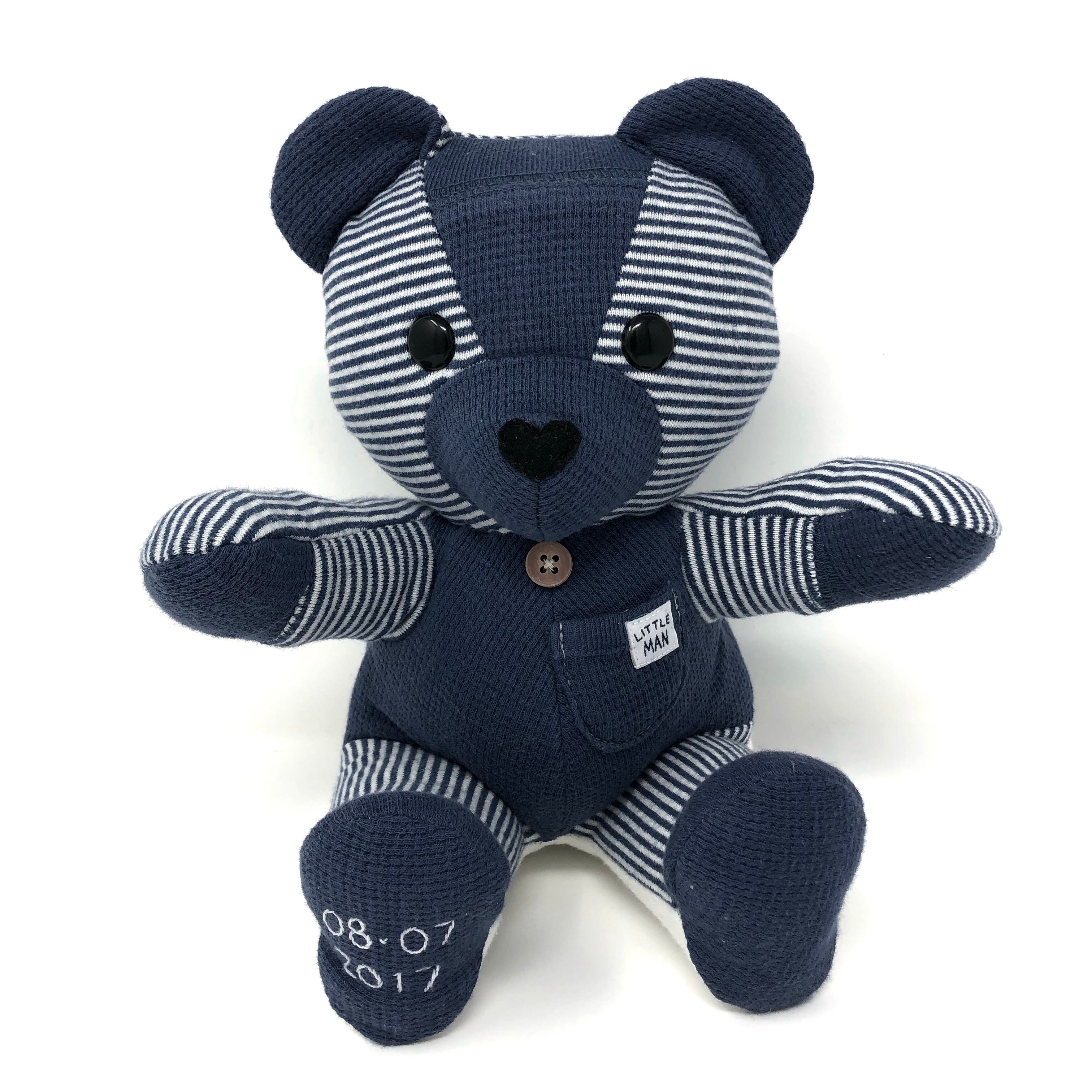 Baby Clothes Memory Bear Nestling Keepsakes