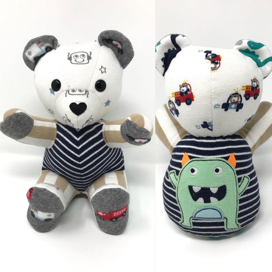 baby clothes keepsake bear