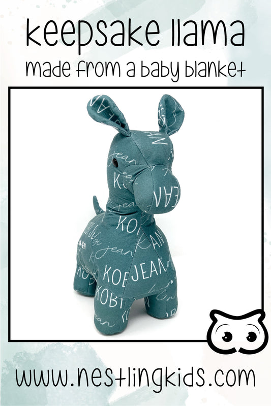 baby keepsake llama