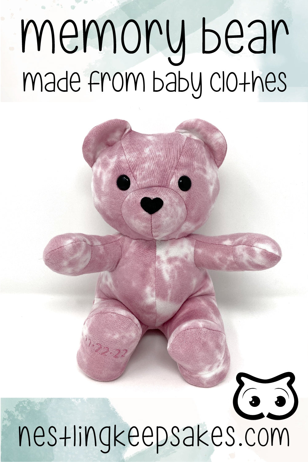 Baby Clothes Memory Keepsake Bear Nestling Keepsakes