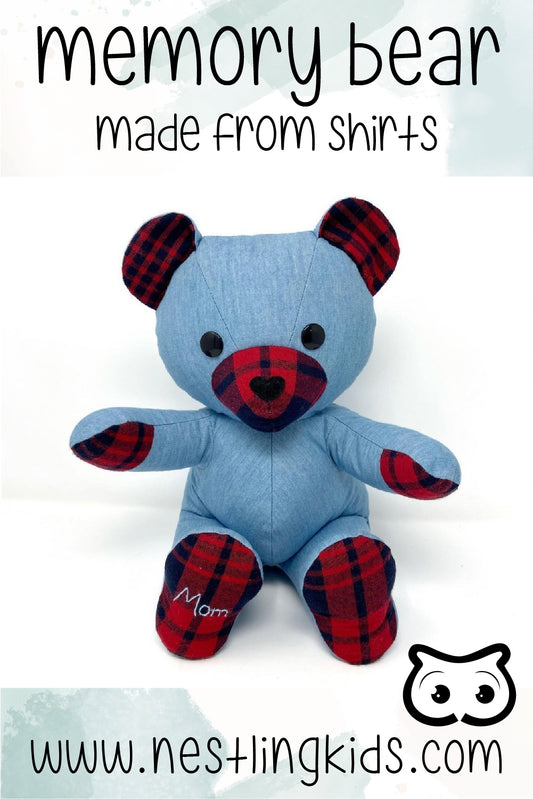 Memory Bear made from Shirts