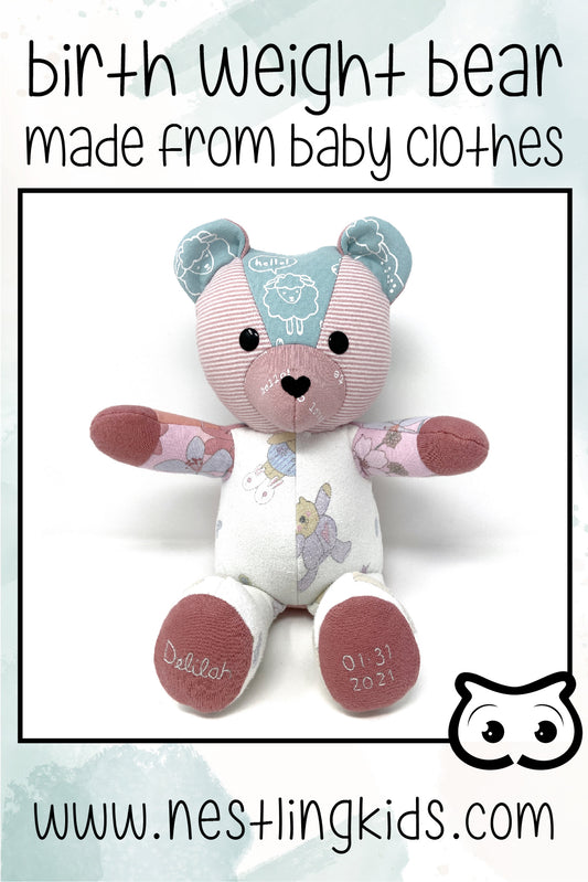 birthweight baby memory bear