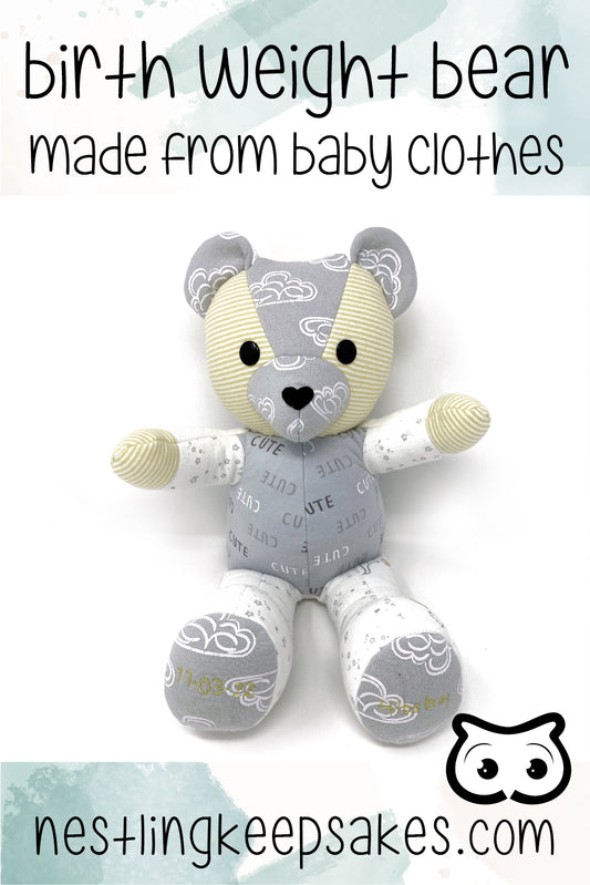 birth weight memory bear