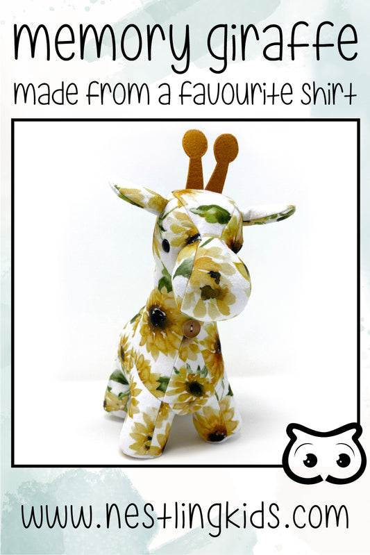 keepsake memory giraffe