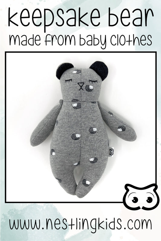 tiny baby memory bear