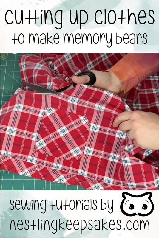 How to Dismantle Clothes for a Memory Bear