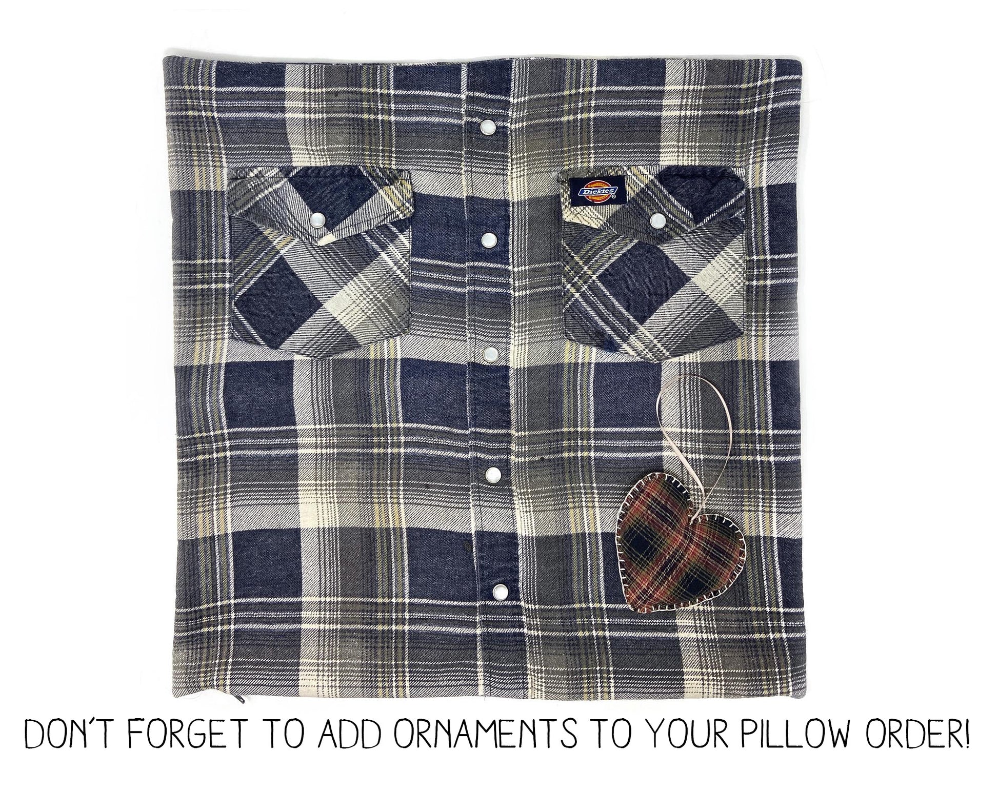 memory pillow made from a shirt
