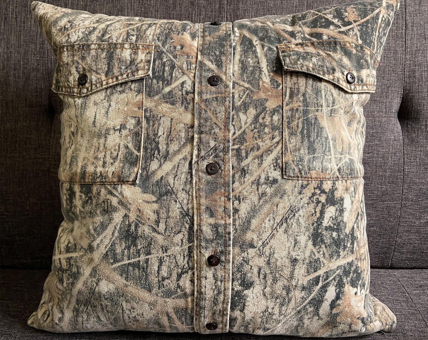 memory pillow made from a shirt