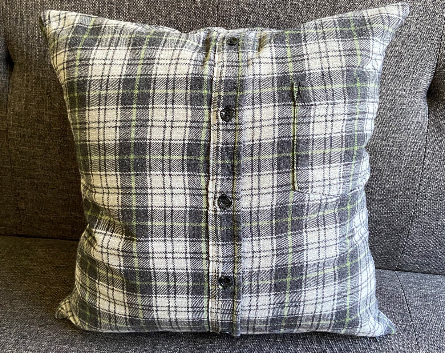 memory pillow made from a shirt