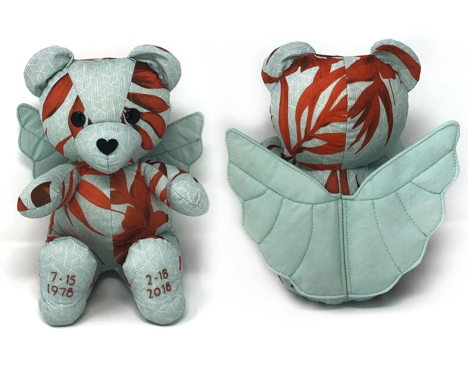 Memorial Angel Teddy Bear Nestling Kids Keepsakes