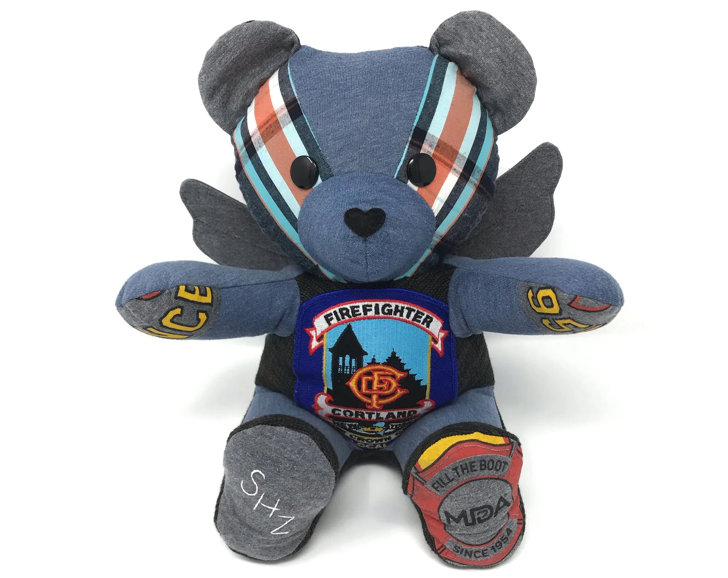 Memorial Angel Teddy Bear Nestling Kids Keepsakes