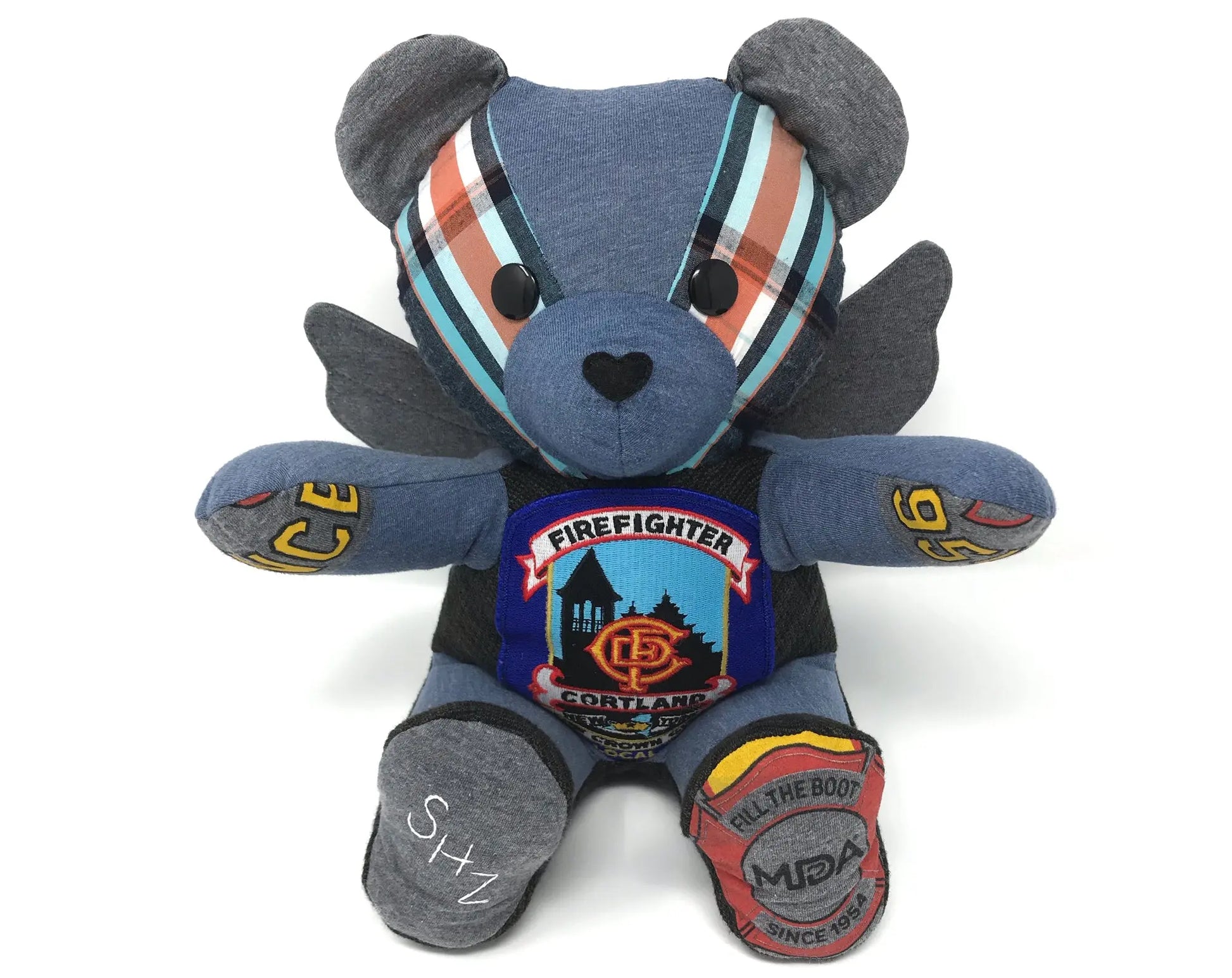 Memorial Angel Teddy Bear Nestling Kids Keepsakes