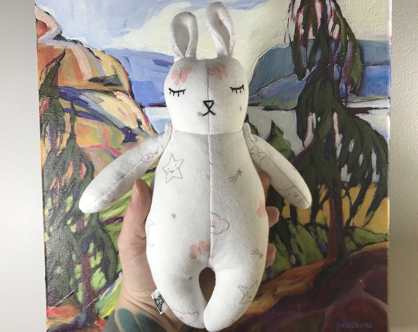 Keepsake Tiny Sleepy Bunny Nestling Kids Keepsakes