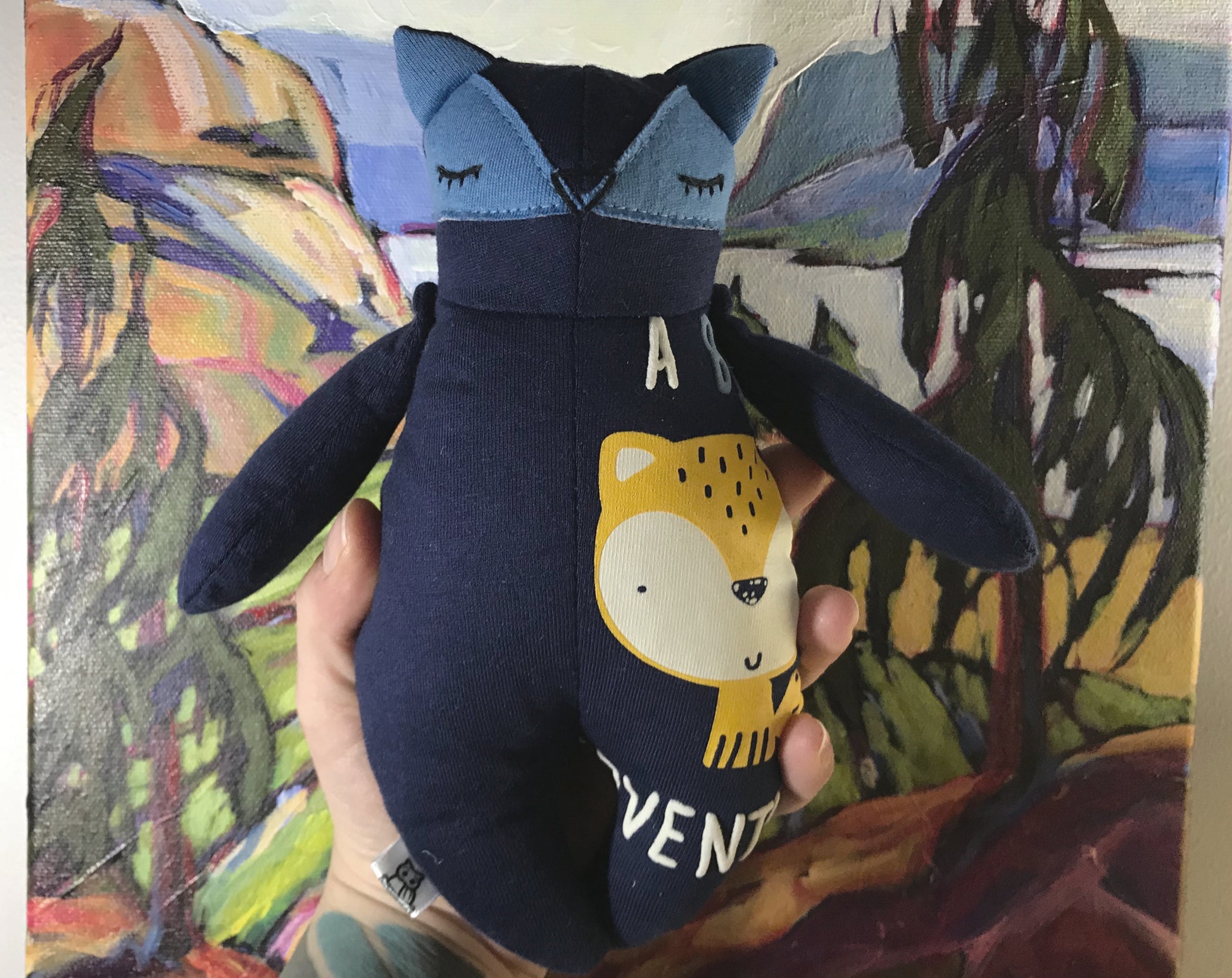 Tiny Baby Keepsake Fox Nestling Kids Keepsakes