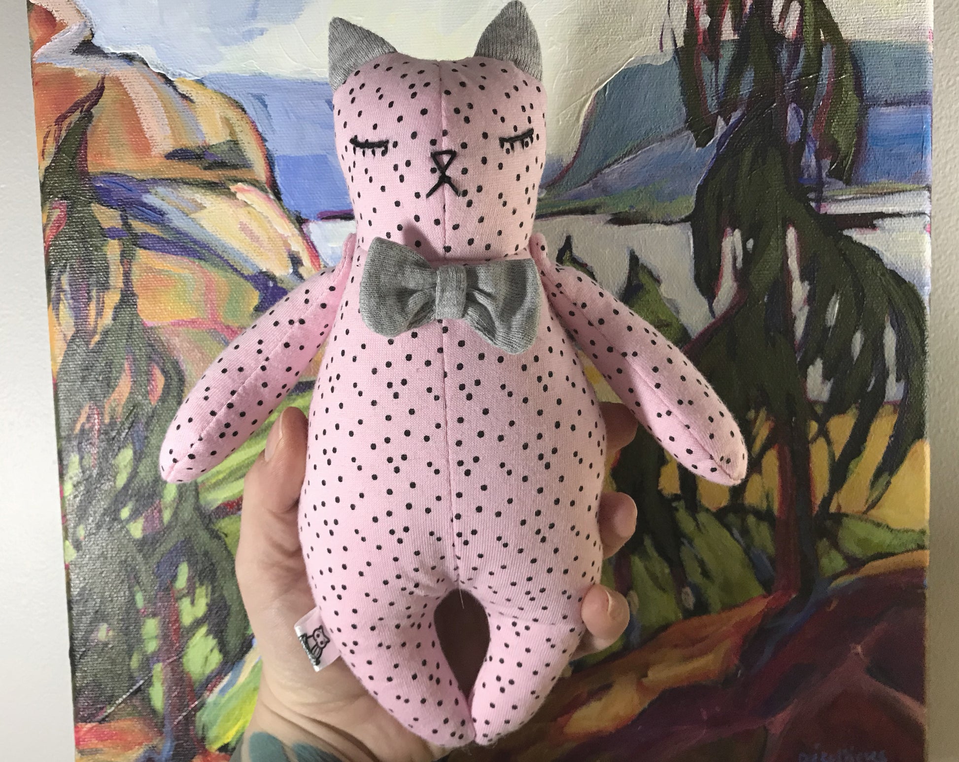 Keepsake Tiny Sleepy Kitty Cat Nestling Kids Keepsakes