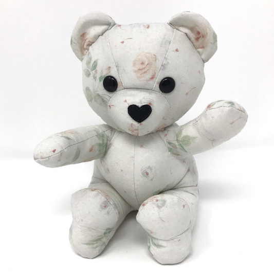 Memory Bear made from a Vintage Bed Sheet