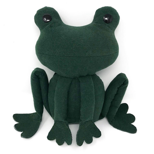 Memory Frog made from a T-shirt