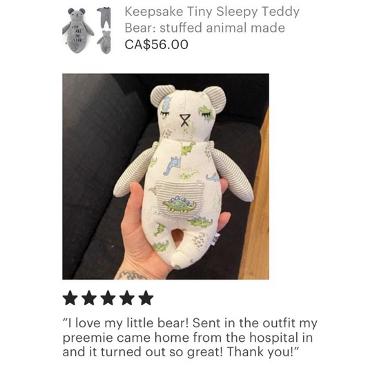 Tiny Baby Keepsake Bear Review