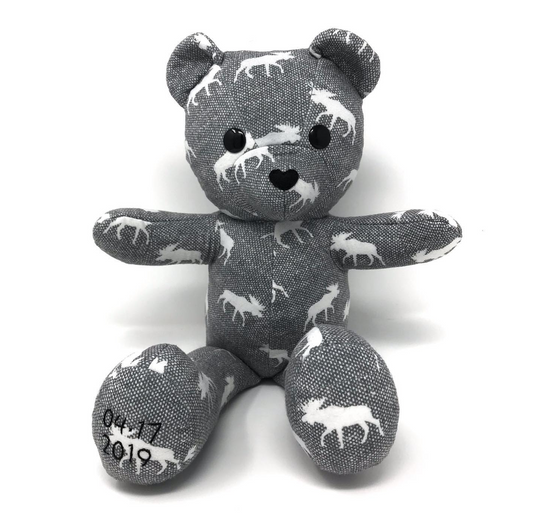 custom birthweight teddy bear