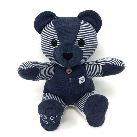 baby clothes keepsake teddy bear