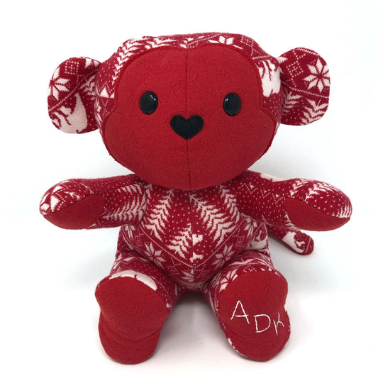 christmas baby keepsake monkey