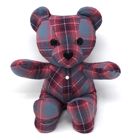 flannel shirt memory bear