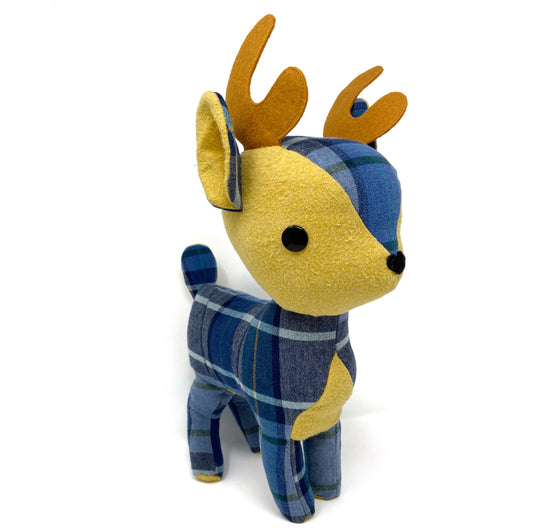memory deer made from shirts