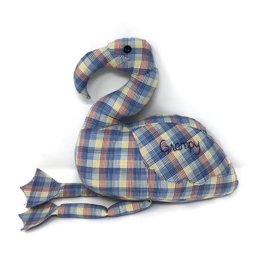 Memory Flamingo made from a Shirt