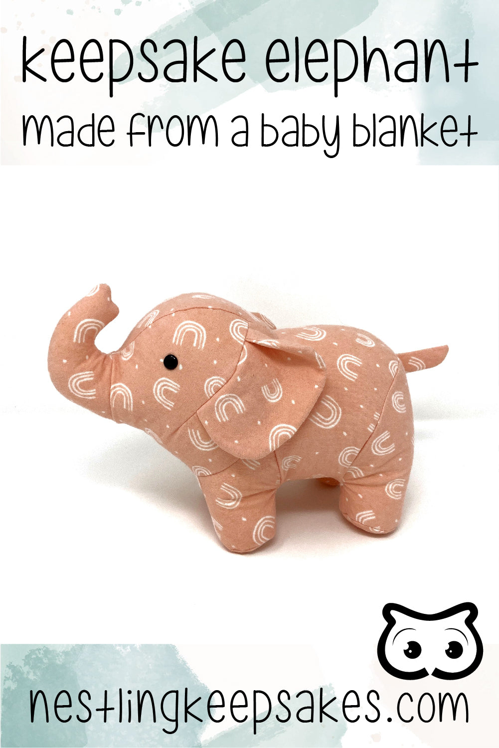 Baby Keepsake Elephant Nestling Keepsakes