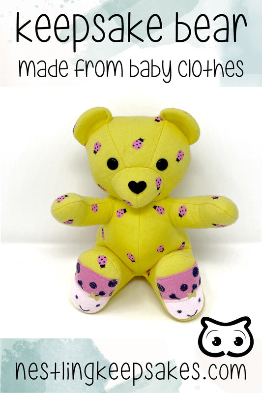 baby clothes memory bears