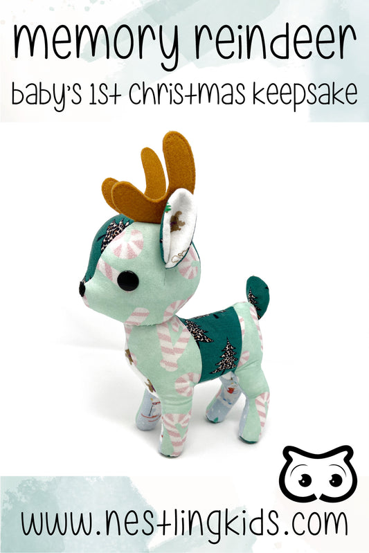 baby's first christmas keepsake reindeer