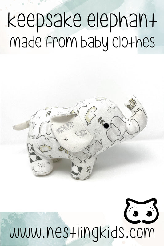 baby keepsake elephant stuffed animal