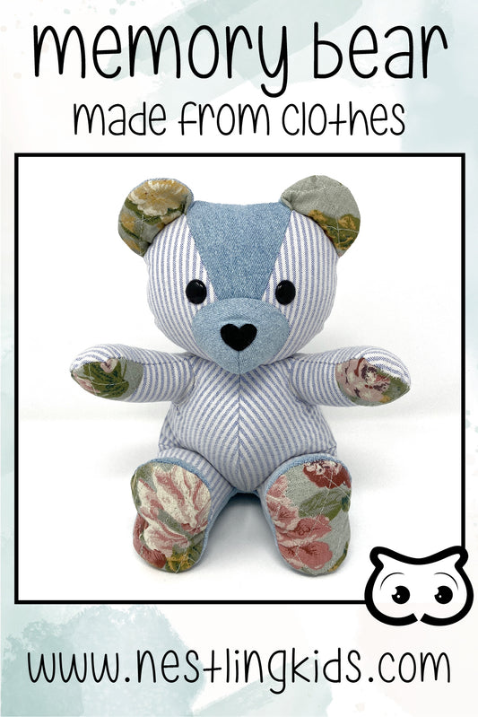 memory bears made from clothes