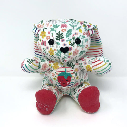 rainbow baby keepsake bunny