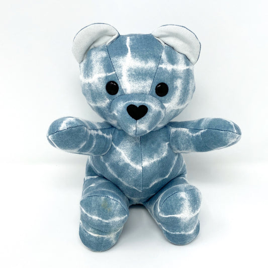 tie-dye baby keepsake teddy