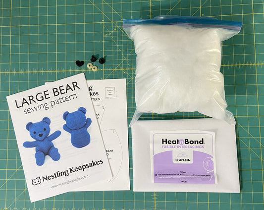 Memory Bear Sewing Kit - LARGE 11"