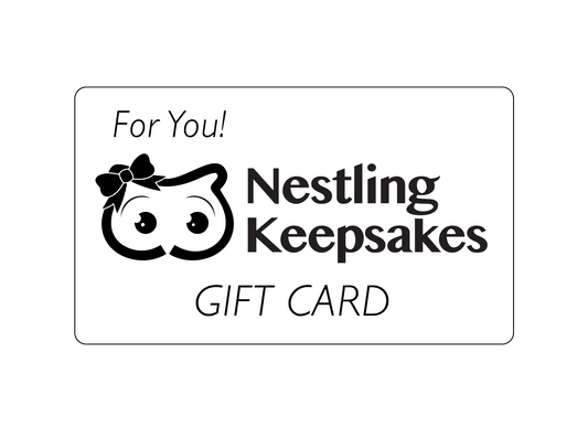 Nestling Keepsakes Gift Card CAD Nestling Kids Keepsakes