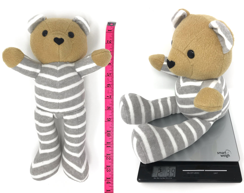 Keepsake Birth Weight Teddy Bear Stuffed Animal Weighted Memory Bear ...